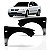 Para lama passat volkswagen de 1997 a 2000 lado esquerdo - Imagem 1