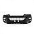 Para choque hilux sw4 toyota de 2016 a 2020 dianteiro preto liso com grade central - Imagem 2