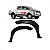 Moldura do vão da roda do para lama hilux toyota de 2005 a 2011 dianteira lado esquerdo picape - Imagem 1
