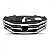Grade do radiador city honda de 2012 a 2014 preta com friso cromado sem emblema - Imagem 2