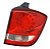 Lanterna journey dodge de 2012 a 2018 traseira lado direito vermelho e banco uma faixa banco com LED - Imagem 2