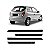 Friso celta e prisma chevrolet de 2007 a 2011 lateral preto extrudado quatro peças para duas portas bicolor - Imagem 1