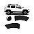 Moldura do vão de roda duster renault de 2010 a 2015 traseira lado esquerdo menor - Imagem 1