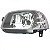 Farol palio fiat de 2008 a 2016 e strada fiat de 2014 a 2020 lado direito preto manual cromado reto - Imagem 2