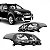 Farol sandero renault de 2012 a 2014 lado esquerdo com máscara cinza e regulagem manual - Imagem 1