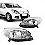 Farol sandero renault de 2012 a 2014 lado direito cromado com regulagem manual - Imagem 1