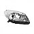 Farol sandero renault de 2012 a 2014 lado direito cromado com regulagem manual - Imagem 2