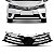 Grade do radiador corolla toyota de 2014 a 2017 cromada e preta - Imagem 1