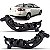 Suporte guia para choque fluence renault de 2010 a 2018 traseiro lado esquerdo - Imagem 1