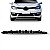 ABS de impacto para para choque fluence renault de 2014 a 2018 dianteiro em ABS de alta resistência - Imagem 1