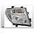 Farol frontier nissan de 2008 a 2016 lado direito manual para lâmpada H4 - Imagem 2