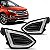 Lanterna edge ford de 2016 a 2018 dianteira lado direito para para choque luz diurna - Imagem 1