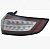 Lanterna edge ford de 2016 a 2018 traseira de canto lado esquerdo titanium com LED - Imagem 2
