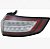 Lanterna edge ford de 2016 a 2018 traseira de canto lado esquerdo titanium com LED - Imagem 2