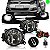 Kit de farol com grade e friso fox volkswagen de 2015 a 2022 cromado - Imagem 1