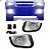 Kit de farol auxiliar s10 chevrolet de 2001 a 2011 com lente de vidro e botão universal - Imagem 2