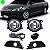 Kit de farol auxiliar c4 pallas citroën de 2008 a 2014 e c4 hatch citroën de 2008 a 2012 com grade e botão universal modelo zoiao - Imagem 1