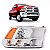 Farol ram dodge de 2012 a 2015 lado esquerdo manual com lâmpadas H11 e HB3 - Imagem 1