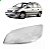 Lente de farol zafira chevrolet de 2001 a 2012 lado direito - Imagem 2