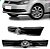 Grade do radiador gol voyage volkswagen de 2016 a 2018 com friso cromado sem emblema geração sete - Imagem 2