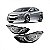 Farol elantra hyundai de 2011 a 2013 lado esquerdo manual e elétrico com motor - Imagem 1