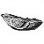 Farol elantra hyundai de 2011 a 2013 lado esquerdo manual e elétrico com motor - Imagem 2