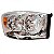 Farol ram dodge de 2006 a 2009 lado direito cromado com pisca lateral âmbar - Imagem 2