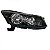 Farol accord honda de 2008 a 2012 lado esquerdo manual - Imagem 2