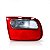 Lanterna civic hatchback honda de 1992 a 1995 lado direito traseira interna da tampa - Imagem 2