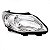 Farol gol geração 5 volkswagen de 2009 a 2012 lado direito foco simples - Imagem 2