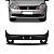 Para choque symbol renault de 2009 a 2013 dianteiro preto com furo - Imagem 1