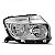 Farol duster renault de 2010 a 2015 lado direito cromado - Imagem 2