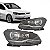 Farol gol volkswagen de 2013 a 2016 lado direito cromado com máscara negra foco duplo geração seis - Imagem 1