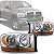 Farol ram dodge de 2006 a 2007 lado esquerdo cromado com pisca âmbar inferior - Imagem 1