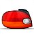 Lanterna accent hyundai de 1994 a 1997 lado esquerdo traseira quatro portas - Imagem 2