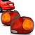 Lanterna accent hyundai de 1994 a 1997 lado direito traseira bicolor duas portas - Imagem 1