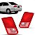Lanterna civic honda de 2001 a 2003 traseira lado esquerdo vermelha e rosa interna - Imagem 1