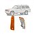 Lanterna cherokee sport jeep de 1997 a 2002 lateral do lado direito âmbar - Imagem 1