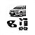 Kit de farol focus sedan ford de 2009 a 2013 auxiliar com grade e aro cromado com botão unidade - Imagem 1