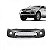 Para choque triton mitsubishi de 2011 a 2012 dianteiro preto sem furo com moldura inferior para choque com grade com furo para sensor texturizado - Imagem 1