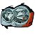 Farol grand cherokee jeep de 2008 a 2010 lado esquerdo manual - Imagem 2