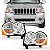 Farol grand cherokee jeep de 2008 a 2010 lado esquerdo manual - Imagem 1