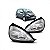 Farol classe a mercedes benz de 1999 a 2003 lado esquerdo com auxiliar lente raiada - Imagem 1