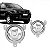 Farol auxiliar ecosport ford de 2003 a 2007 e ranger ford de 2004 a 2012 lado direito e lado esquerdo carcaça cinza - Imagem 1