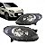 Farol palio fiat de 2012 a 2017 lado esquerdo preto - Imagem 1