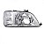 Farol crv honda de 1997 a 2001 lado esquerdo - Imagem 2