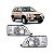 Farol crv honda de 1997 a 2001 lado esquerdo - Imagem 1