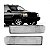 Lanterna grand cherokee jeep de 1993 a 1998 dianteira inferior lado esquerdo cristal - Imagem 1