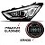 Farol santa fe hyundai de 2014 a 2016 lado esquerdo cromado manual com projetor com LED sem entrada para xenon - Imagem 2