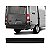 Para choque sprinter mercedes benz de 1995 a 2011 traseiro para furgão com degrau em ABS de alta resistência - Imagem 1